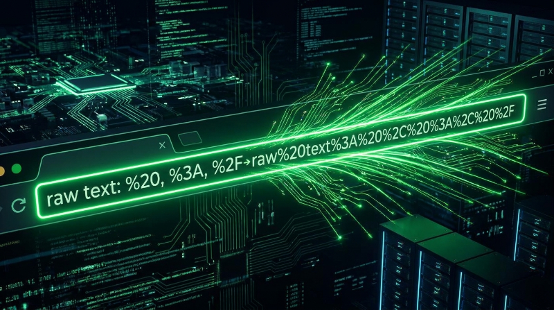 URL encoding converts special characters into a format safe for use in web addresses