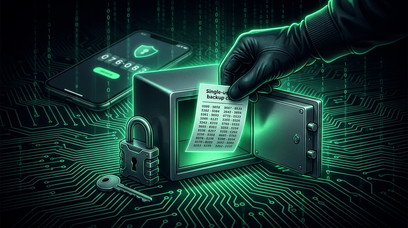 How to Store 2FA Backup Codes So You Never Get Locked Out